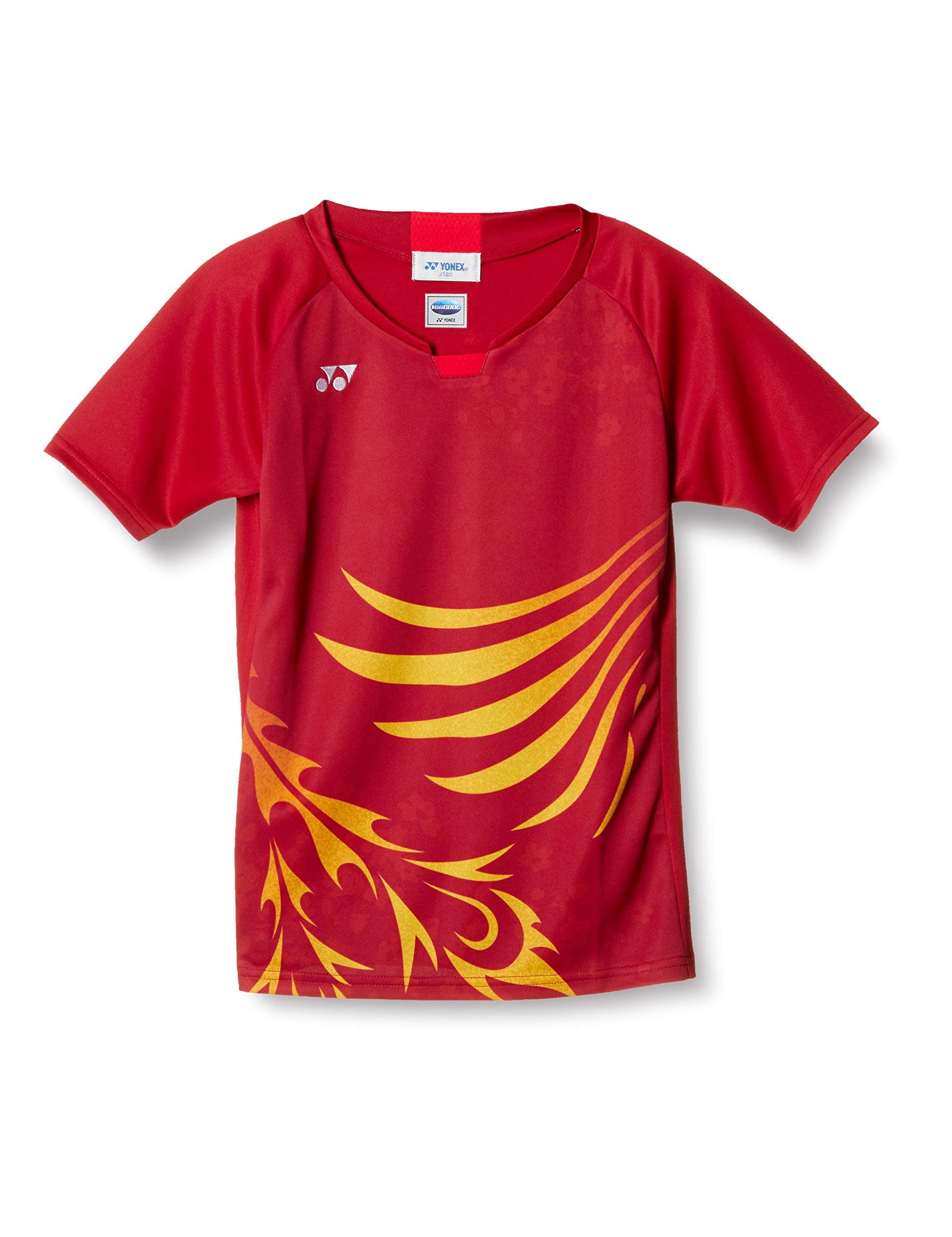 

Yonex Kurenai Short Sleeve Game Japan J120 to Japanese size Kids (821) Shirt, (equivalent 120)