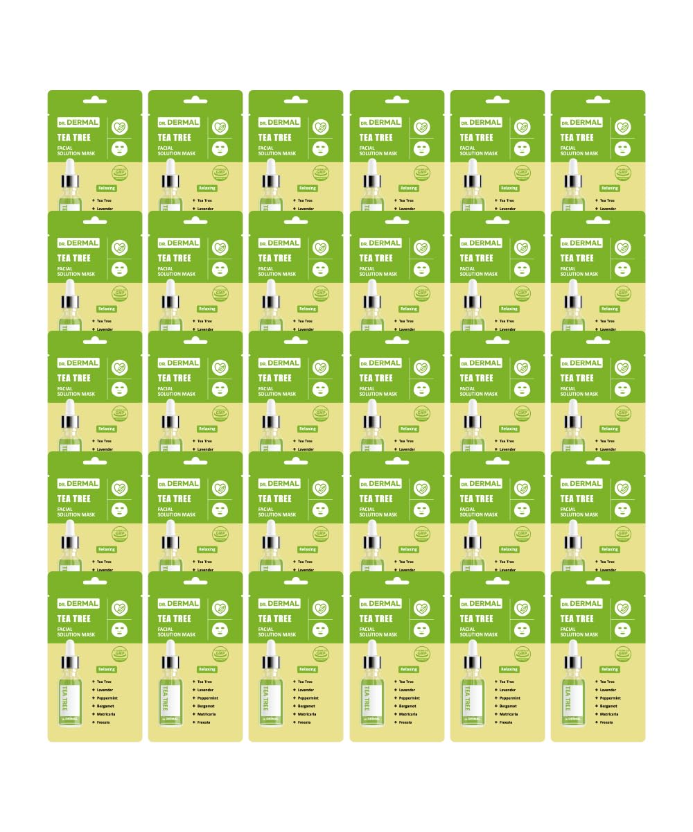 

Tea Tree Facial Solution Mask of [Dr.DERMAL] [Set 30]