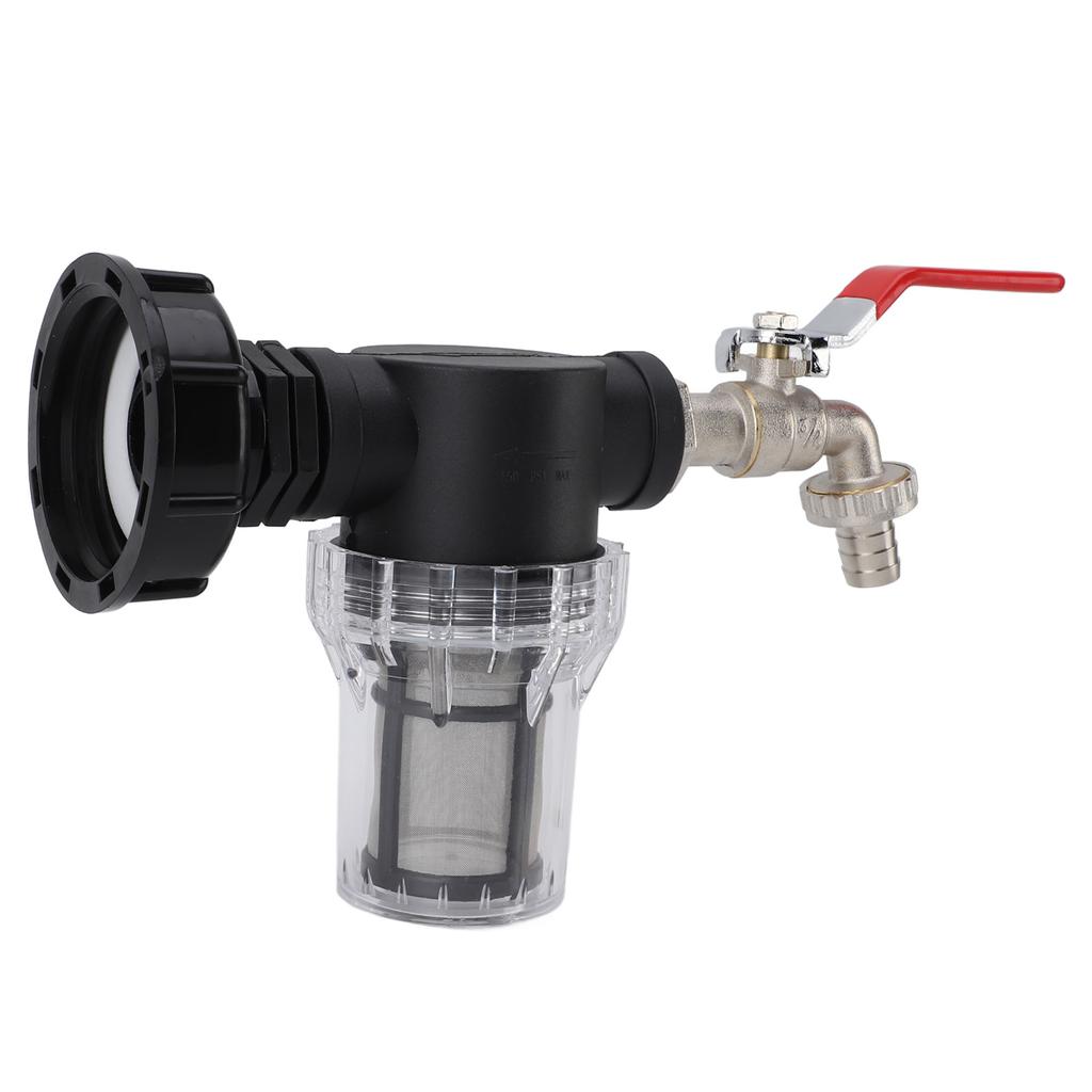 IBC Tank Filter Ton Barrel Filter Connector Large Flow Sealed IBC Tank Hose Adapter Ton Barrel