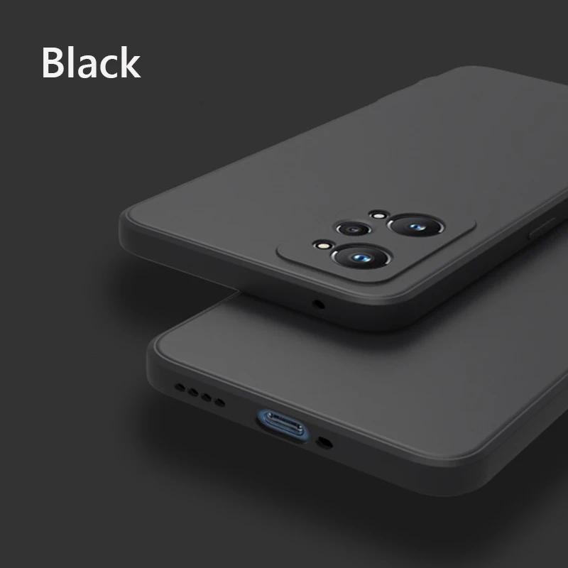 For Realme GT Neo 2 3 3T Case ShockProof Liquid Silicone Soft Cover On For Realme GT2 Pro Neo2 Neo 2T 5G Phone Case Coque Shell