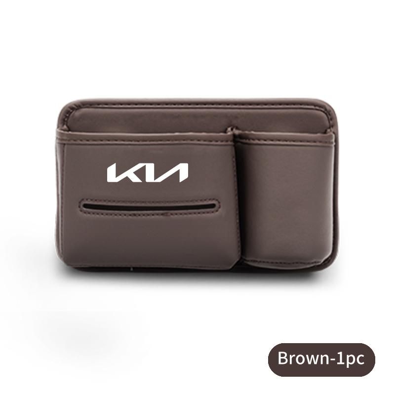 For KIA Car Seat Back Organizer Pocket Storage Bag Between Seats K5 K2 Optima Soul Spectra Niro Cadenza Sephia Carens ymrjb44