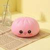 12Pcs Bubble Blowing Steamed Bun Toy with Steamer Cartoon Dumpling Sensory Pinch Fidget Toy Stress Relief Relaxation Decompression Tool