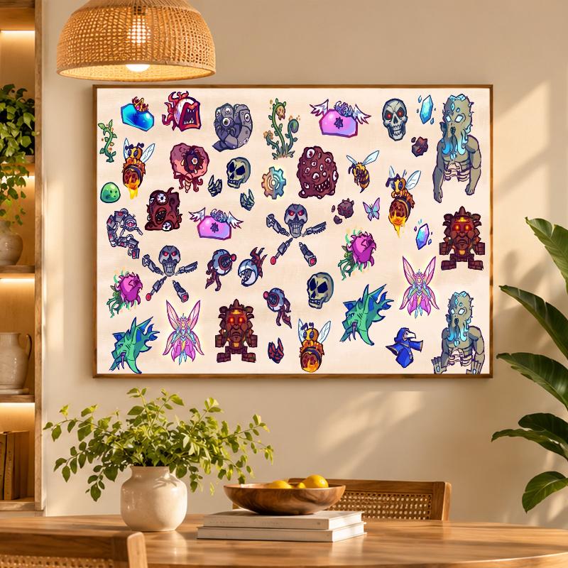 5D Diamond Painting Terraria DIY Full Drill Diamond Art Kit Home Decoration