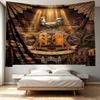 Bradford City AFC Print Tapestry - Portable Wall Decor Cloth, for Home, Dorm, Travel, Bedroom, Living Room - Ideal Birthday Housewarming Gift