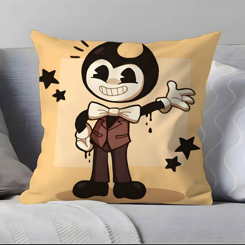 Bendy And The Ink Machine Pillow Case Pillowcase Soft Skin Friendly & Comfortable With A Hidden Zipper
