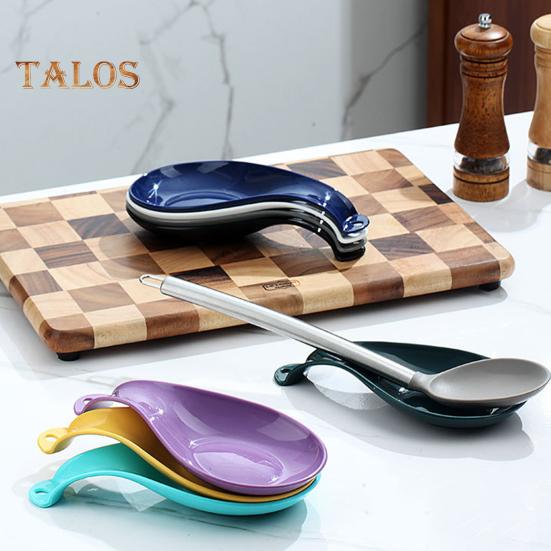 2Pcs Spoon Rest for Stove Top Durable Plastic Spoon Holder Kitchen Utensils Holder Easy To Clean Spoon Mat Compact Size Ladle Holder Stylish Look
