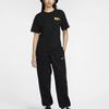 Nike Sportswear Cartoon Letter Print Loose Short Sleeve T-Shirt Women Tops Black HM5024-010
