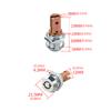 Craftsman Tool Box Lock Replacement Tubular Lock with Key Cabinet Insert Linkage Toolbox Lock Easy To Installation