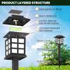 Waterproof Solar LED Outdoor Lights, Solar Garden Landscape Lamp for Yard Patio Walkway Driveway, Solar Lawn Decor Lighting