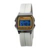 CASIO Custom Collection Electronic Movement Silicone Strap Watch Women's Watch Gold Dial A158WEA-9