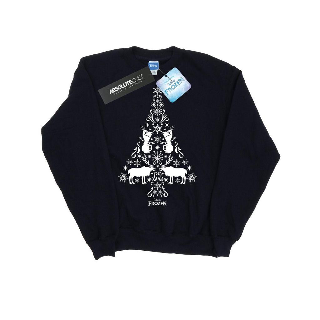 Disney Girls Frozen Christmas Tree Sweatshirt
