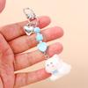 Cute Sea Otter Keychain Animal Key Ring Pendants for Women Girls Handbag Decor DIY Handmade Key Chain Jewelry Gifts