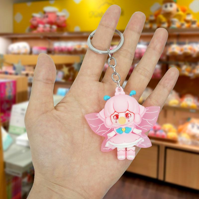 Creative Bubble Sprite Soft Rubber Doll Keychain and Bag Ornament