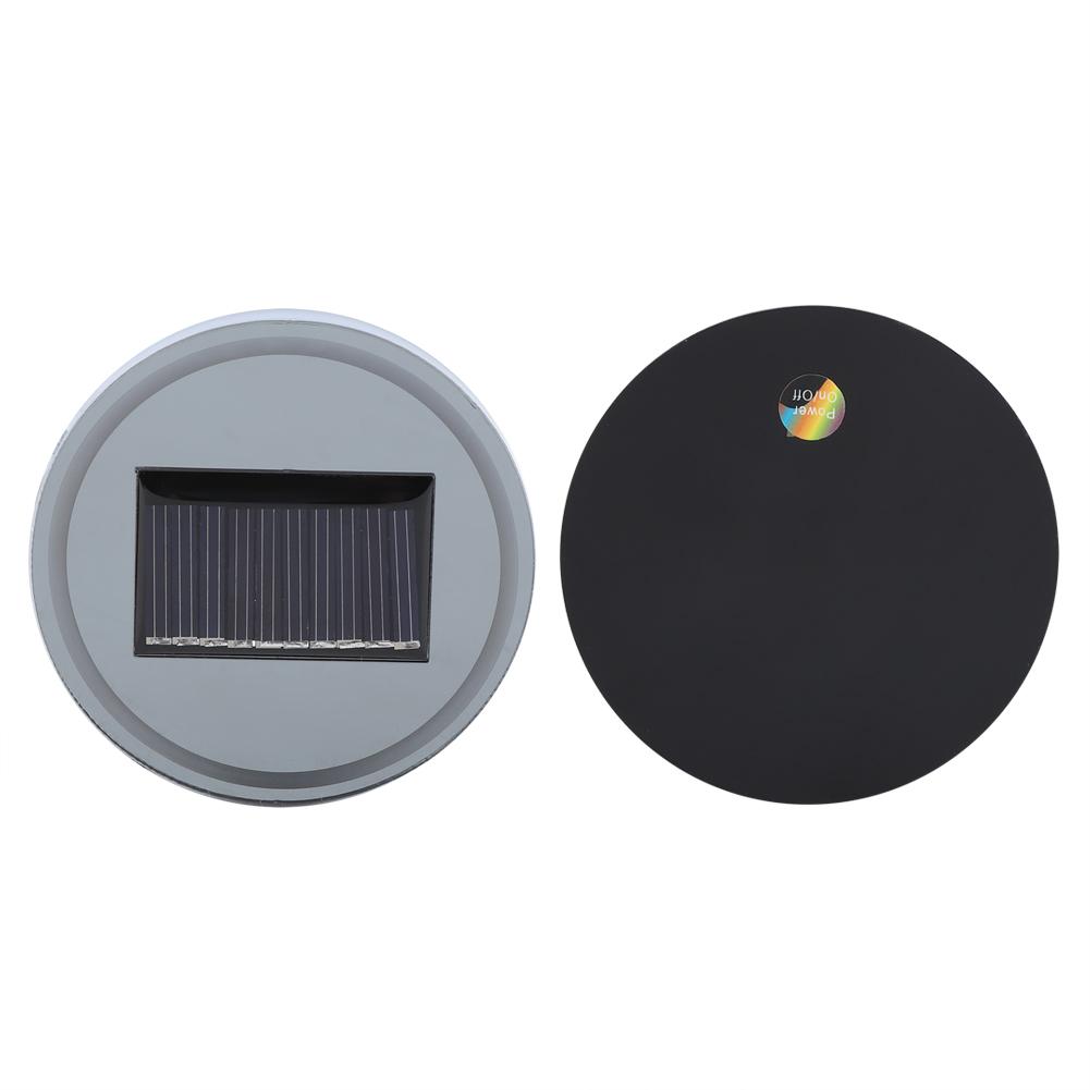 2pcs Solar LED Cup Pad Holder RGB 7 Colors Lights USB Car Bottle Bottom Mat