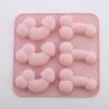 Novelty Penis Shaped Silicone Mold for Baking: Reusable Body Part Cake Mold for Chocolate, Cookies, Ice Popsicle & Candy