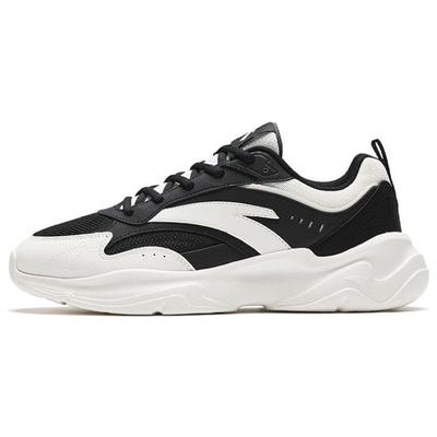 Chao Bai Gz Zapatillas Casuales de Estilo de Vida de Caña Baja de Malla para Hombre Zapatilla Negro Blanco 112348812-6