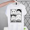Anya Forger Printed T Shirt Men Yor Forger Tops Tees Harajuku Spy X FAMILY Tshirt Streetwear Hip Hop Male T-shirts
