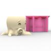 Octopus Succulent Planter Silicone Mold Crafting Vase Moulds Silicone Pen Holder Moulds Silicone Texture for Home Decors