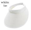 1/4pc Women's Summer Empty Top Sun Hat Solid Color Multifunctional and Simple Wide Brim UV Protection Breathable Sun Visor Caps