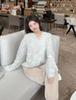 Ge Di Autumn/Winter Women's Loose Polka Dot Soft Sweater Coat