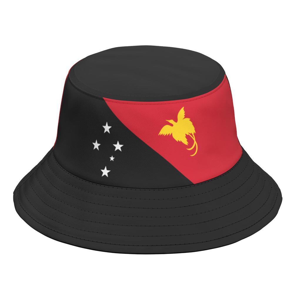

Papua New Guinea Free Custom Made Name Number Png Bucket Cap Nation Flag Pg Guinean Country College Print Photo Fisherman Hat