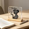 Clear Inspirational Plaque Acrylic Gifts for Mum Desktop Decoration  Gift