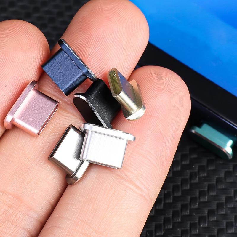 Metall Staubschutzstecker für iPhone 15 / 15Pro / 15 Pro Max / 15Plus Ladeanschluss Stecker Stopper Handy Schutzkappe Staubschutzstecker