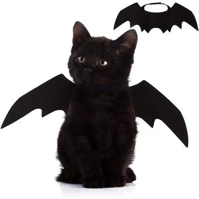 Halloween Haustier Fledermausflügel Kleidung Niedliches Haustier Cosplay Halloween Party Fledermausflügel Kleidung Vlies Feiertagsdekoration Haustierkleidung
