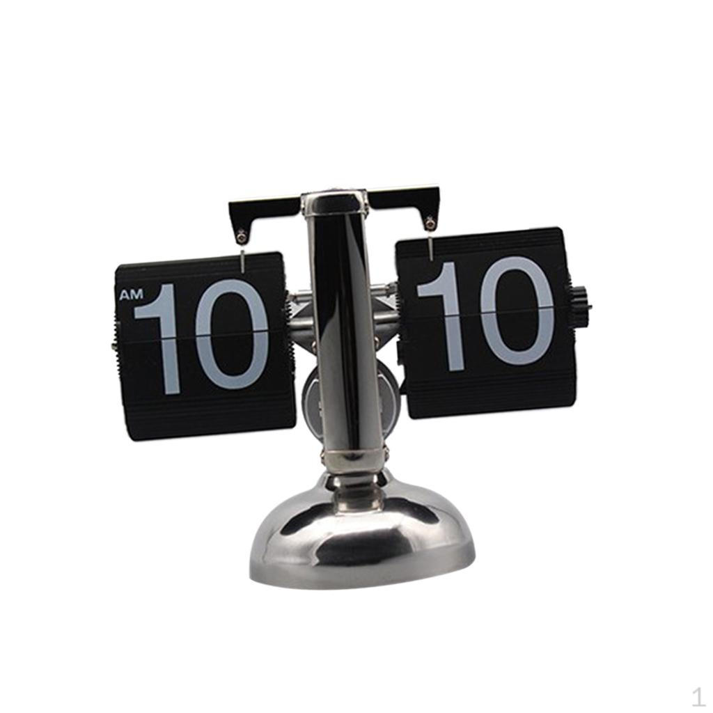 

Old Fashioned Retro Modern Style Digital Clock Single/ Room Table Mantel Decor Festival Gifts