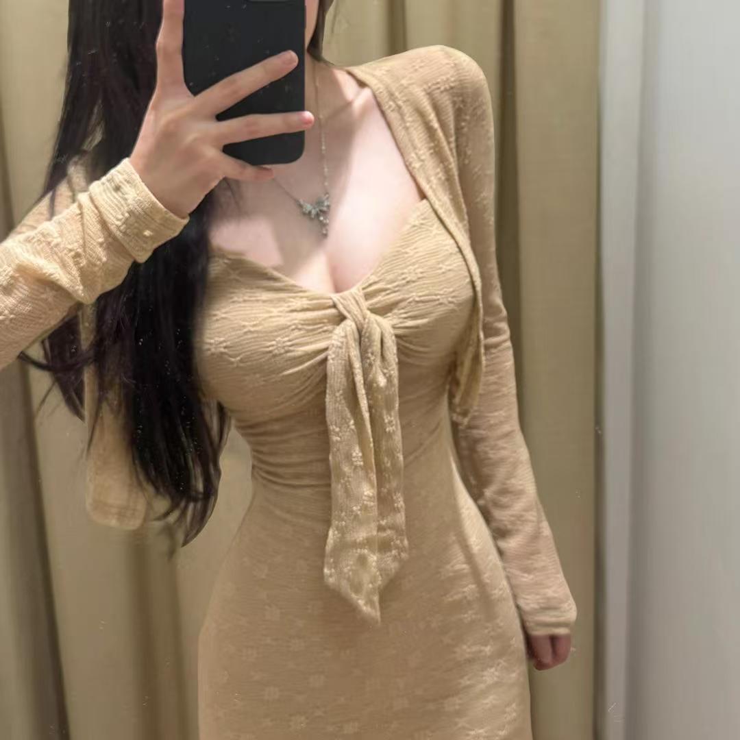 Autumn 2026: Spicy Girl Slimming Camisole & Cardigan Set S