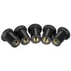 10pcs Motorcycle M4 M5 Metric Rubber Well Nuts Windscreen Fairing Cowl Anodized Aluminum Moto Screws Bolts Accessories