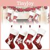 2024 Broderade renjulstrumpor med festliga mönster för julstämning