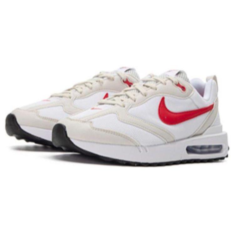 Nike Air Max Dawn Light Bone University Red Men Sneakers White Black DQ3991-100