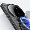 For Xiaomi 15 14 Ultra Case ELVEV Ultra-Thin Anti-fingerprint Hard PC Corrugated Clear Back Cover for Xiaomi Mi 15 Ultra