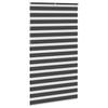 Zebra Roller Blind, Black, Fabric Width 115.9 Cm, Polyester