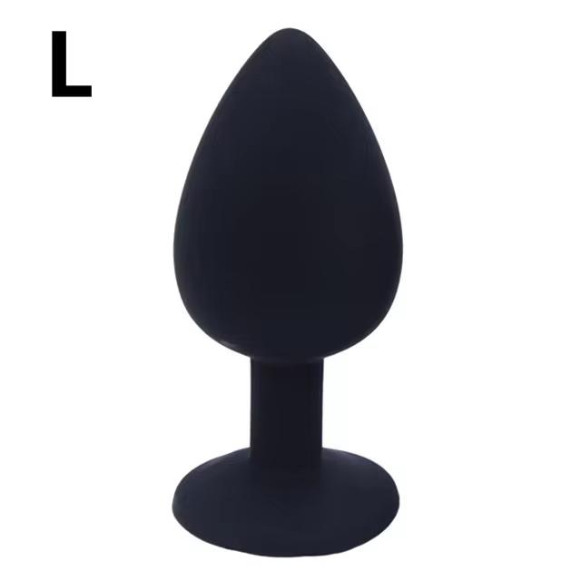 S/M/L 100%Silicone Butt Plug Anal Plugs Unisex Sex Stopper 3 Different Size Adult Toys for Men/Women Anal Trainer For Couples SM