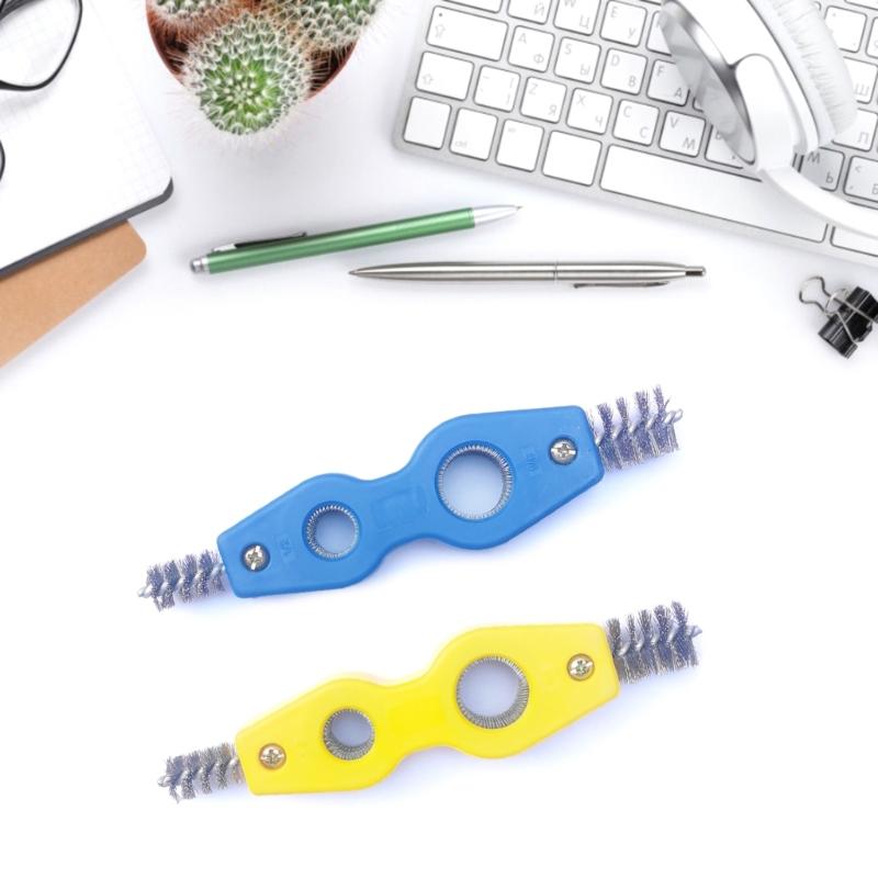 Convenient Pipe Deburring Brushes Perfect for Deburring 15mm/22mm Pipe Plumbing Wire Brush Professional Use