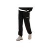 Li Ning Chinese Character Logo Solid Color Loose Sports Pants Women Pants Black AKXSB38-2