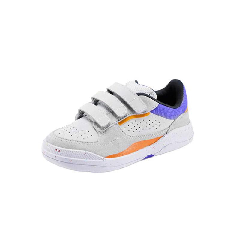 

DECATHLON Suede PLAYVENTURE Non-Slip and Abrasion Resistant Low-Top Board Shoes Off-White Children s Model 33
