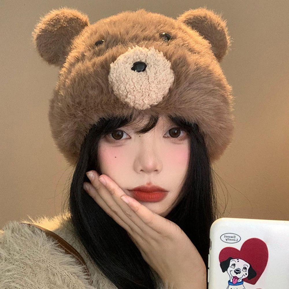 Knitted Knitted Hat Elegant Pullover Hat Outdoor Sports Ear Protection Cap