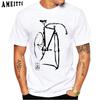 Moda Ilustrowana Retro Rowerowa Kolarstwo Motywacja Zespół Wyścigowy T Shirt z nadrukiem Męska koszulka Bicyles Sport