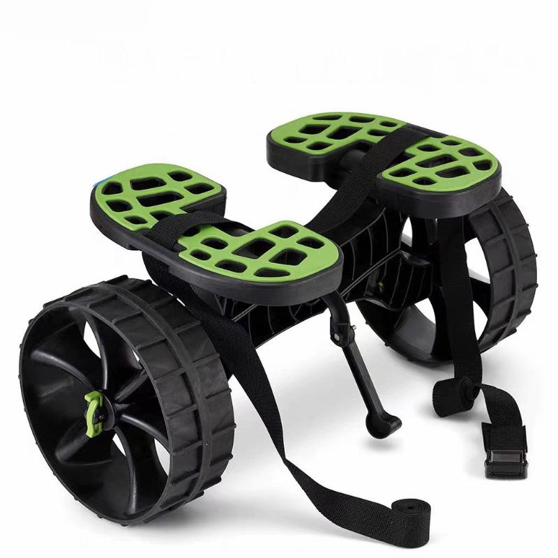 Kayak Cart Detachable Canoe Trolley Cart With Solid Tires Adjustable Brackets For Paddleboards Float Mats Boat 1