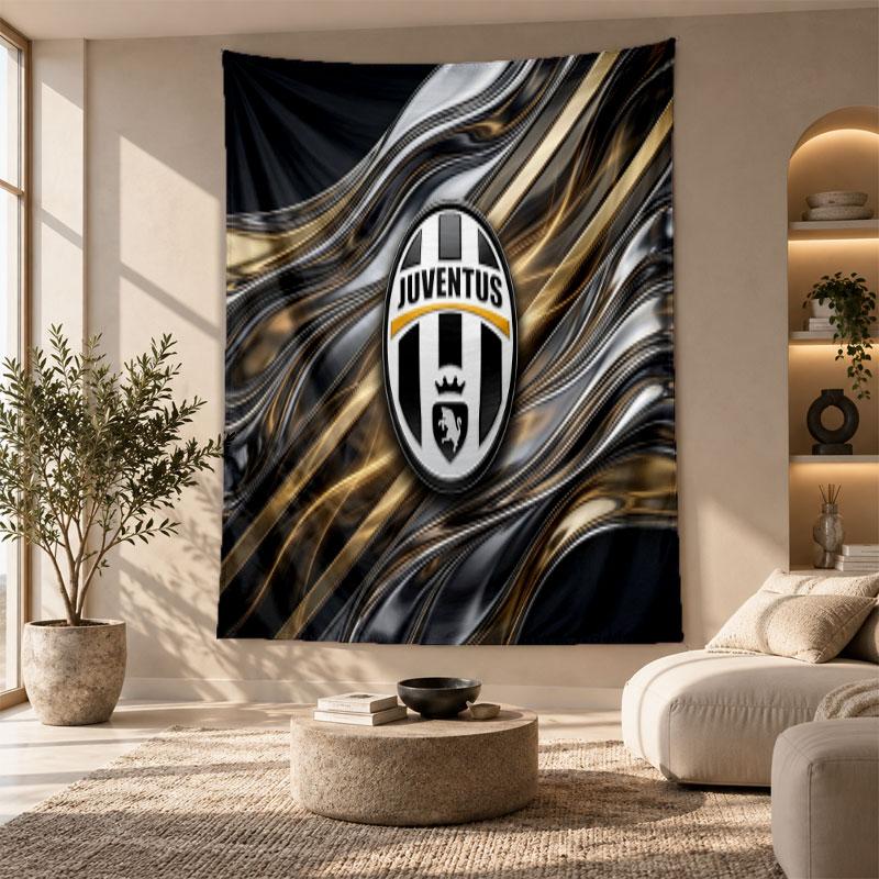 Dekoratives Wandbehang, Juventus FC Aufdruck Wandkunst, Leichte Wanddekoration Für Schlafzimmer Hintergrund