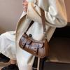 Elegant and Sophisticated Women's Fashionable Retro Armpit Bag Versatile and Simple Motorcycle Bag