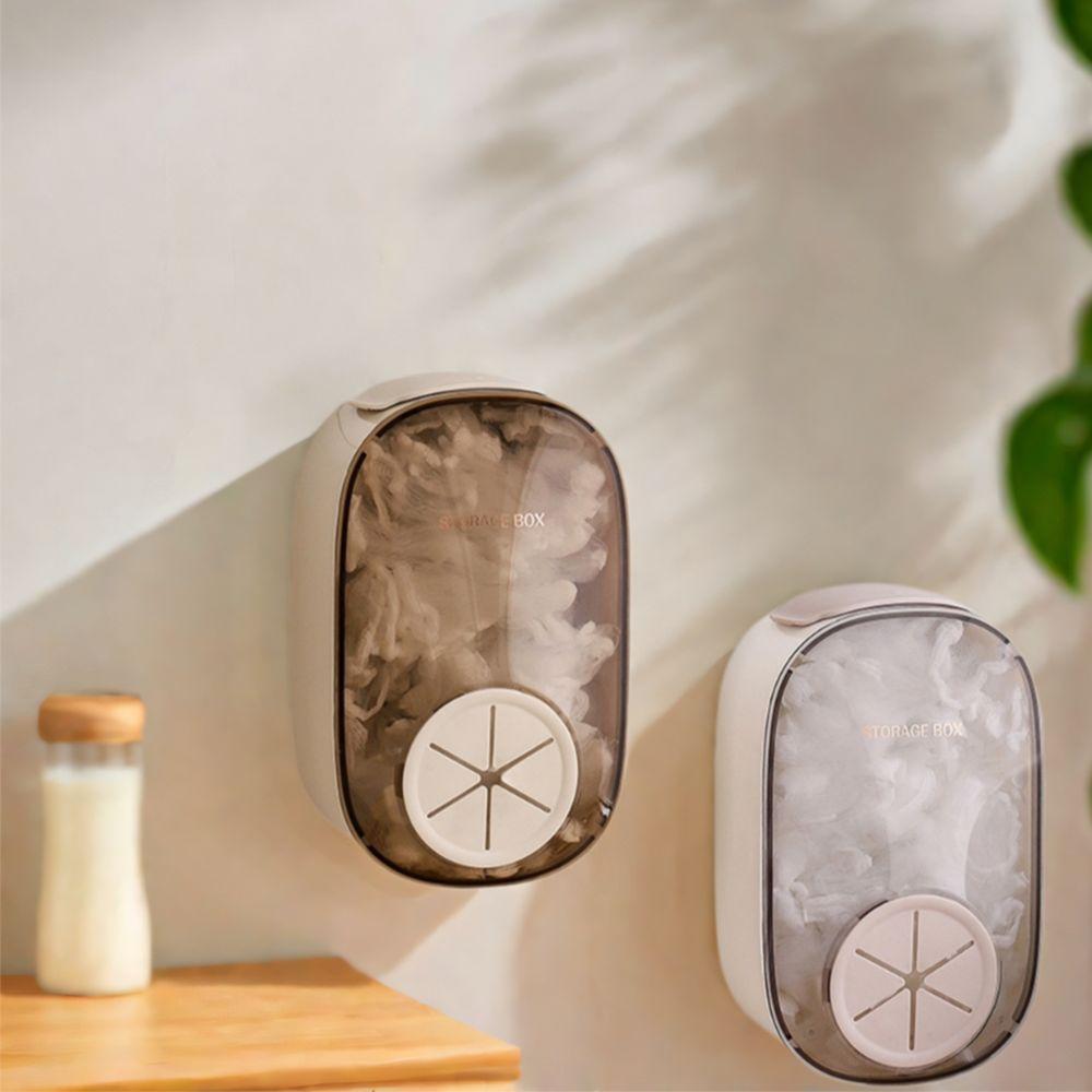 Punch-Free Wrap Cover Storage Box Dustproof Fresh Keeping Bags Dispenser  Bathroom
