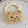Fun Brooch Smile Photo Booth Props Bear Furry Hair Clip Hair Tie Party Headpiece Fun Hair Tie for Music Festivals