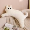 Solid Color Cat Throw Pillow Plush Toy Doll Cat Doll Home Pillow Cushion Girl Leg Long Pillow