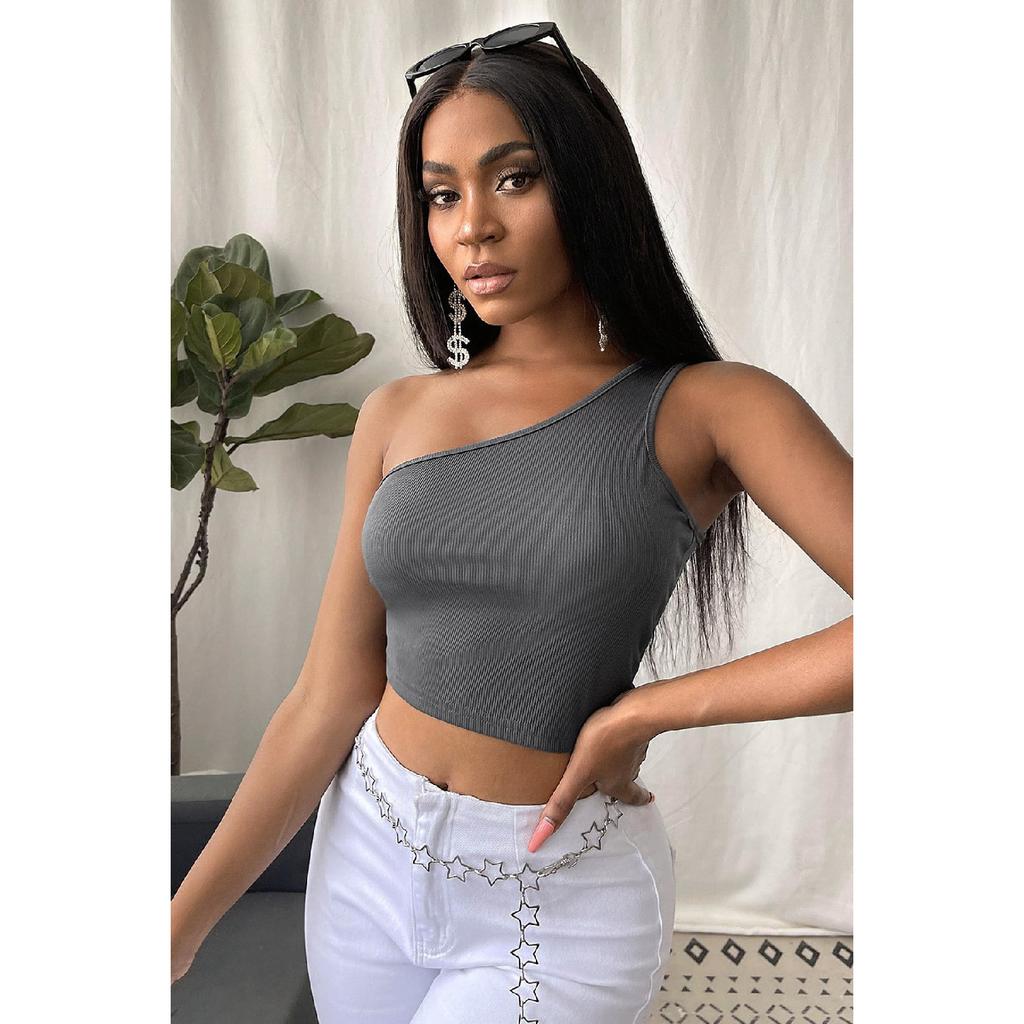 Women's White Crop Bustier