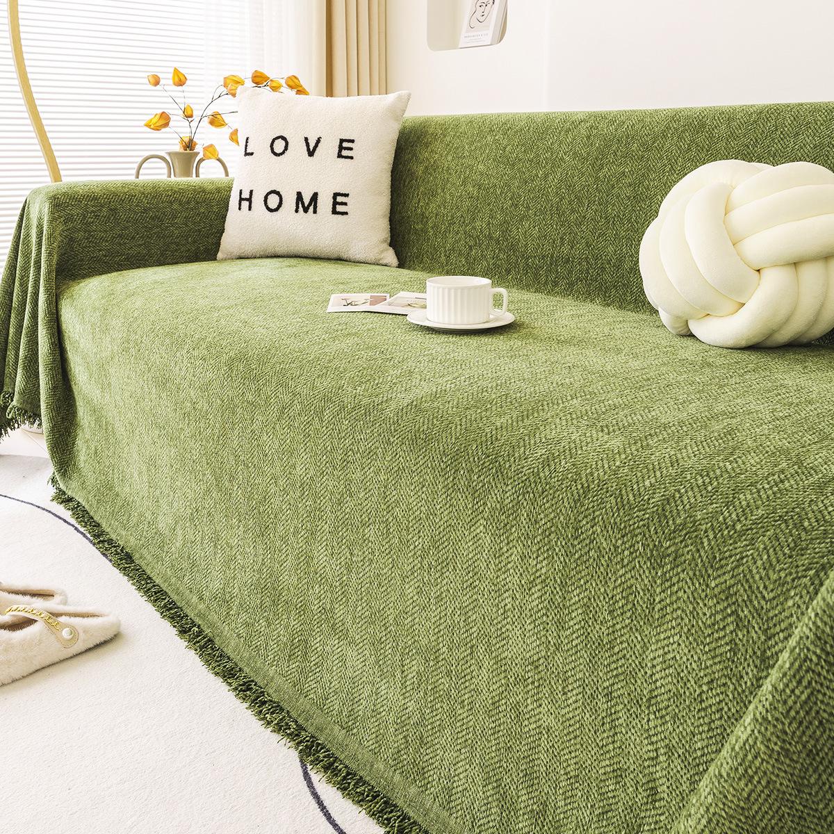 

Высококачественное полотенце для дивана «все включено», нескользящая ткань, подушка для дивана, синель, универсальное одеяло «Четыре сезона», полное покрытие, универсальное покрывало 180*380cm