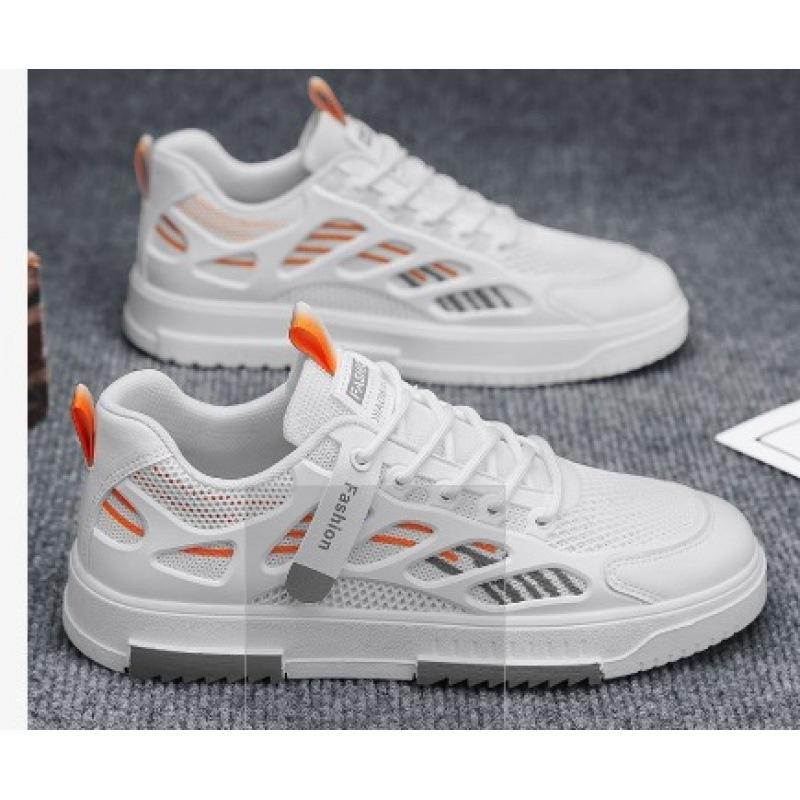 Men s shoes 2 new summer breathable mesh deodorant mesh shoes little white board shoes sports and leisure 44